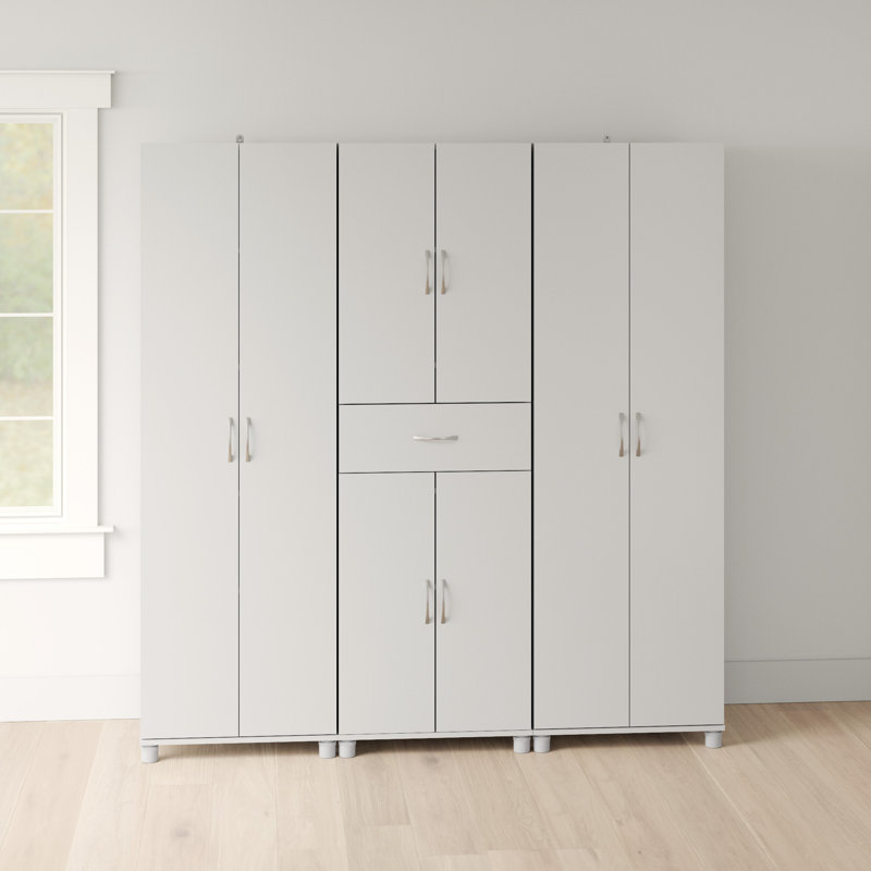 Wayfair Basics Armoire de rangement pour garage h 74 po x l 23 po x p 15 po wayfair basics